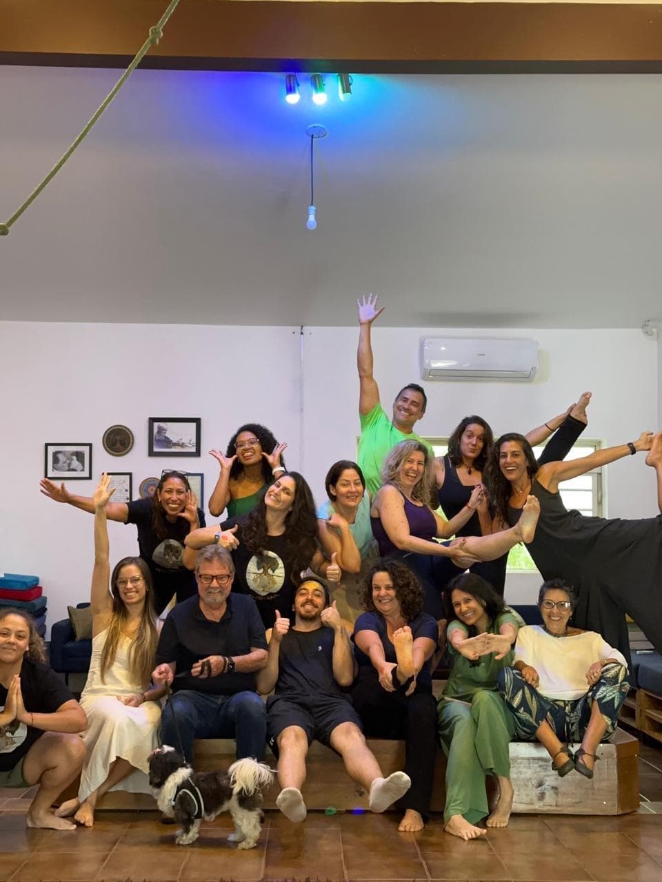 Registro da formação em cena na Casa do Encontro