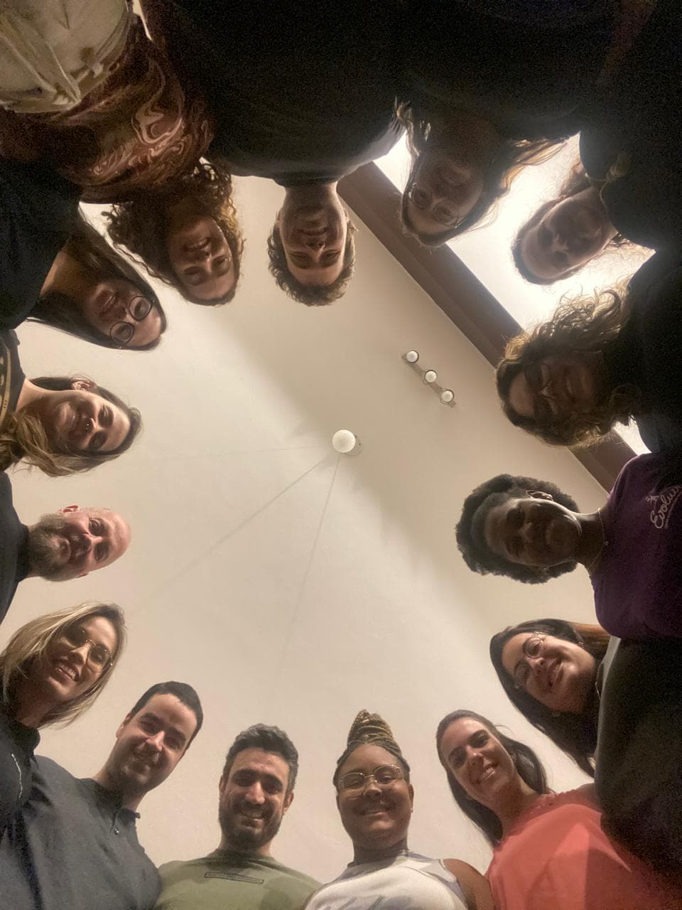 Registro da formação em cena na Casa do Encontro