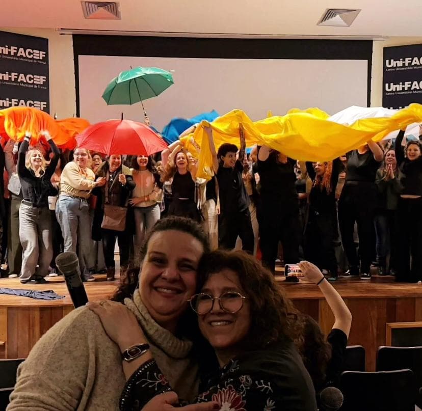 Registro da formação em cena na Casa do Encontro